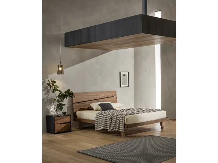 Letto Bogotà in legno di rovere di Le Fablier